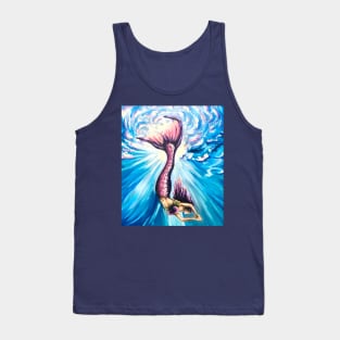 Diving Mermaid Tank Top